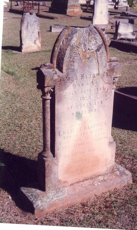 HARDWICK James -1894 :: HARSWICK Charles -1890