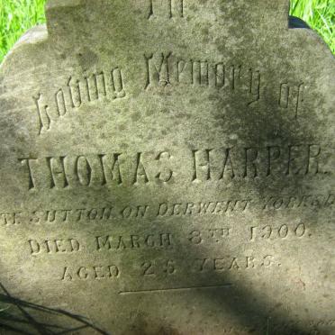 HARPER Thomas -1900