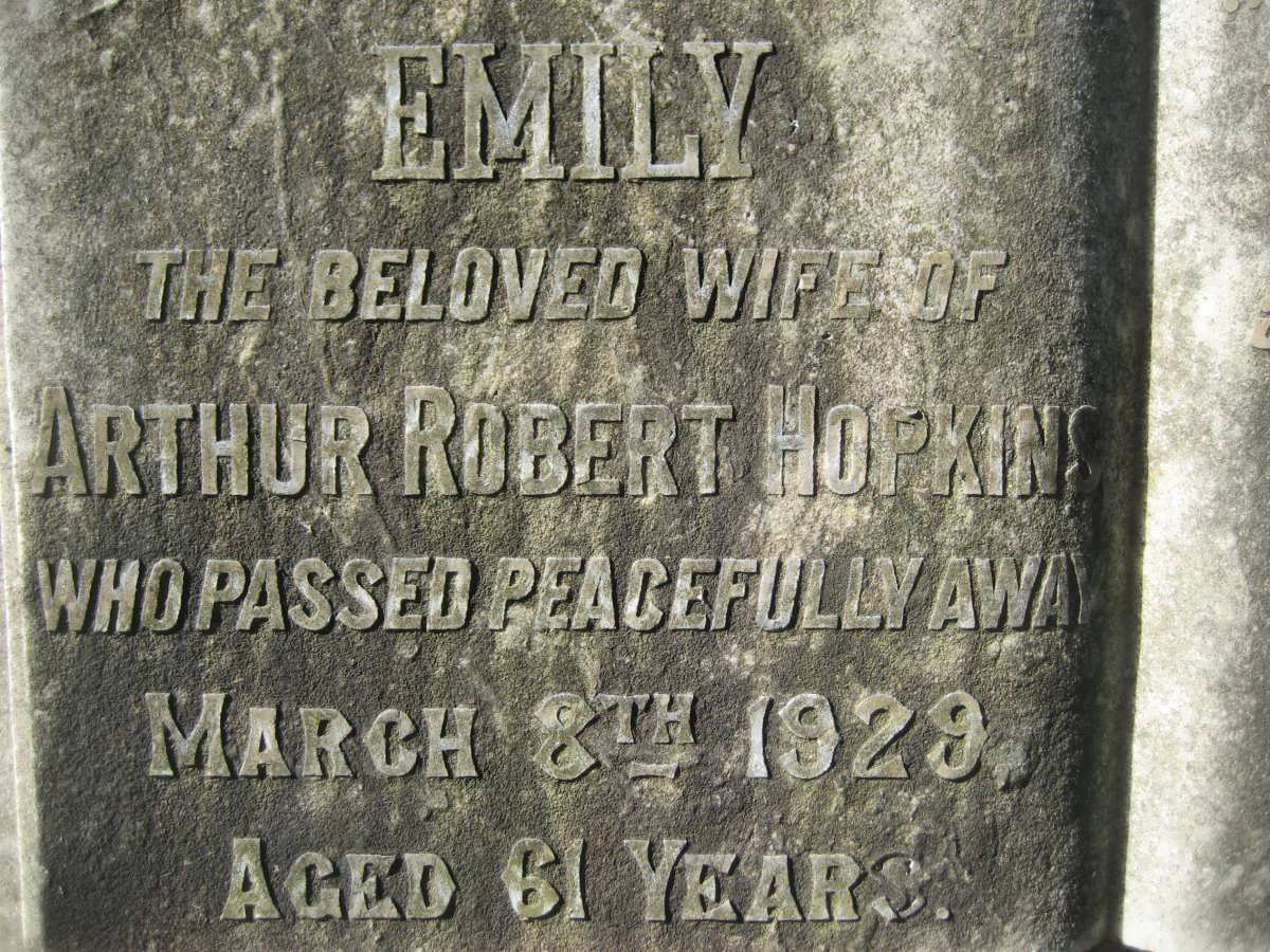 HOPKINS Emily -1929