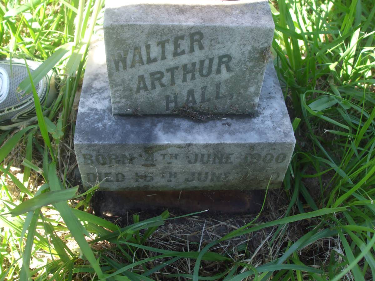 HALL Walter Arthur 1900-19?2