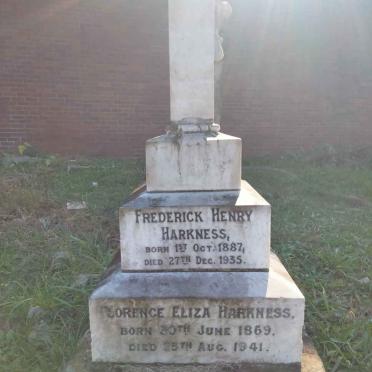 HARKNESS Frederick Henry 1882-1935 & Florence Eliza 1869-1941