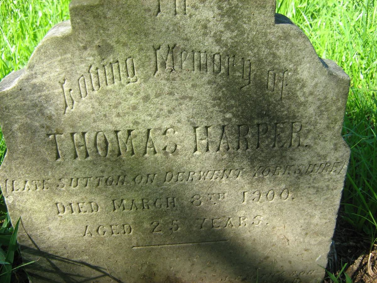 HARPER Thomas -1900