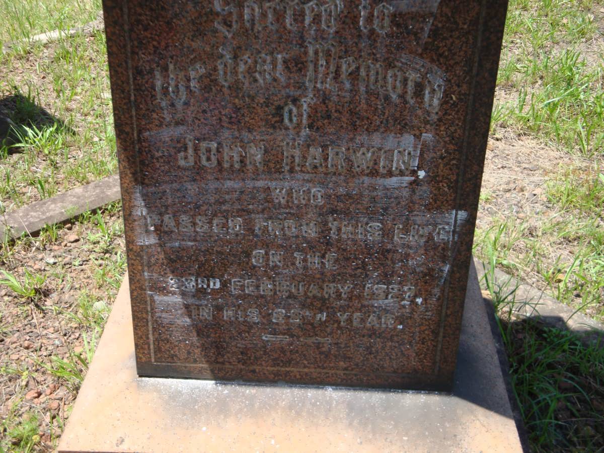 HARWIN John -1927 & Eliza -1916 _1