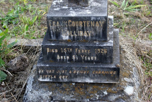 HOLLIDAY Frank Courtenay -1926
