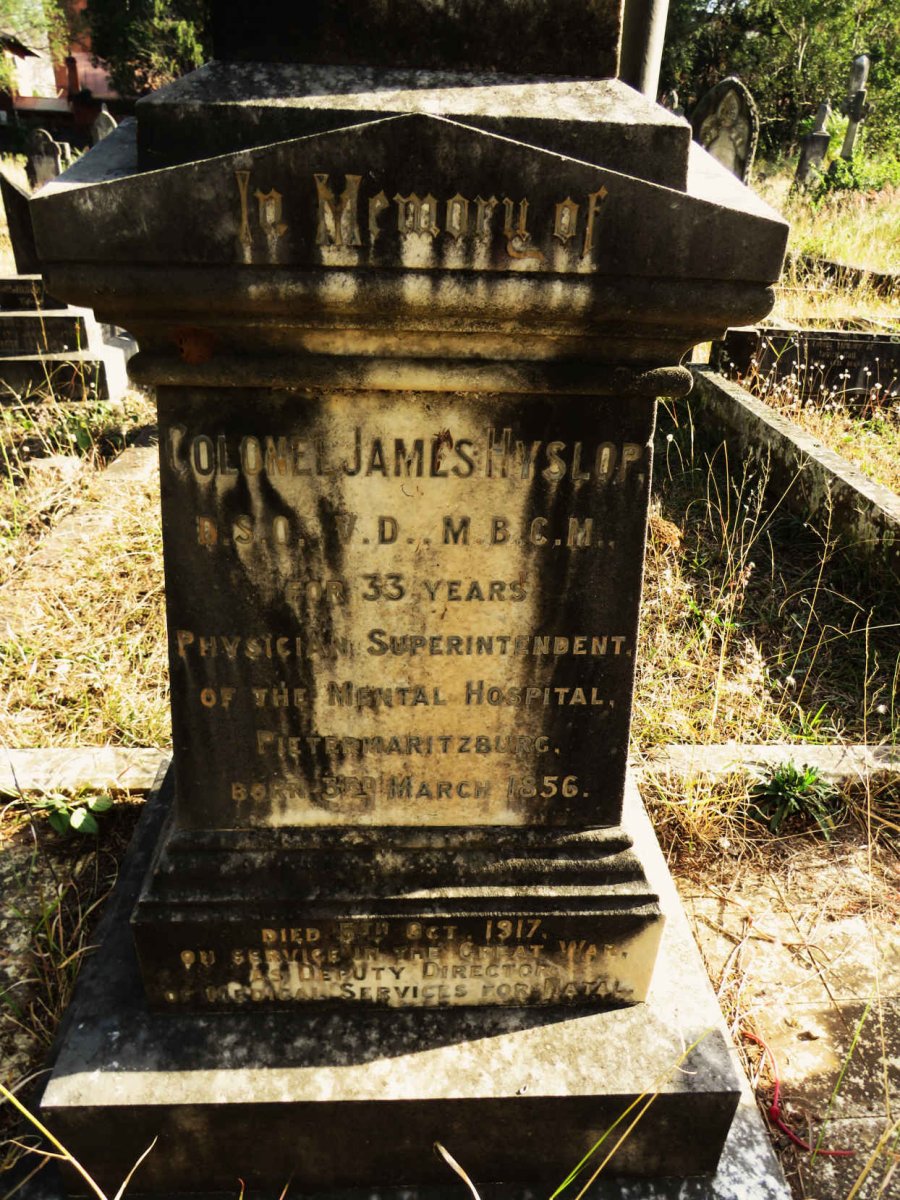 HYSLOP James 1856-1917
