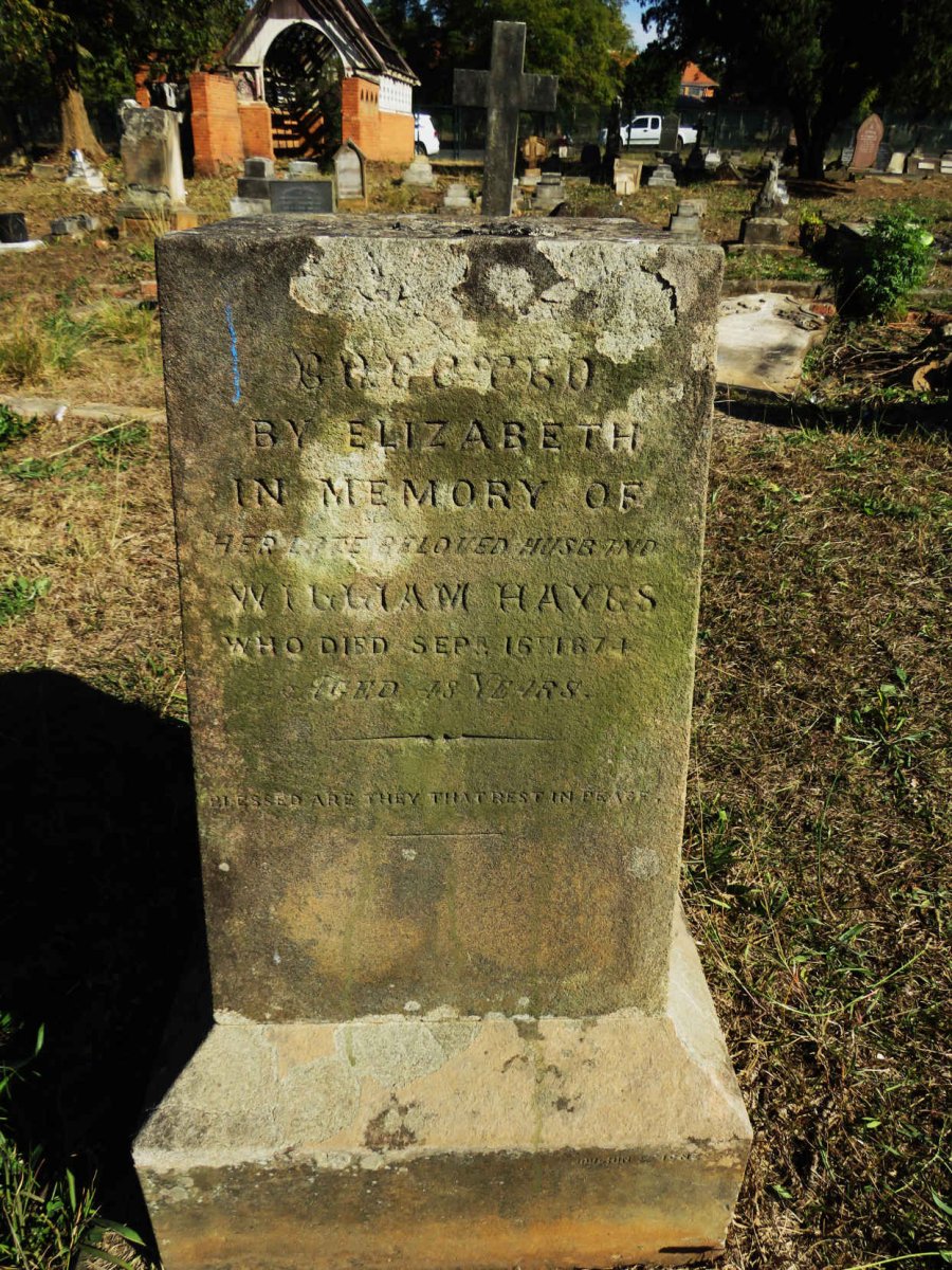 HAYES William -1874
