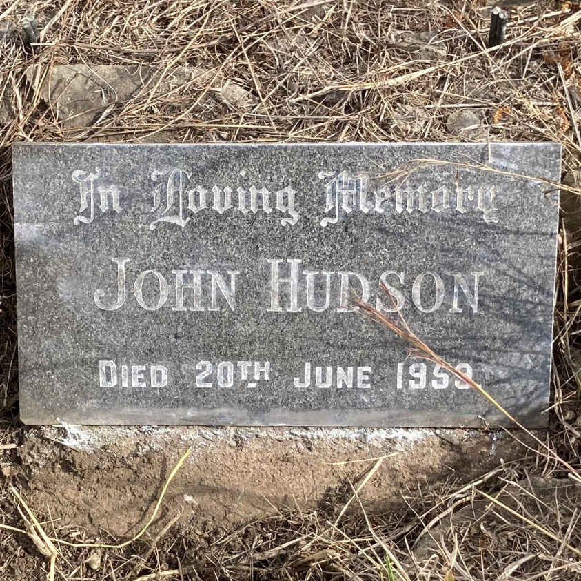 HUDSON John -1959
