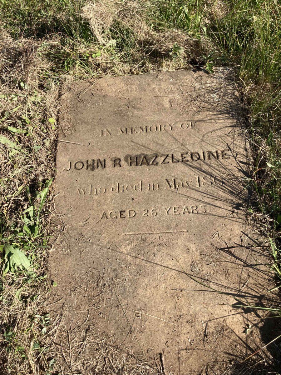 HAZZLEDINE John R. -1863