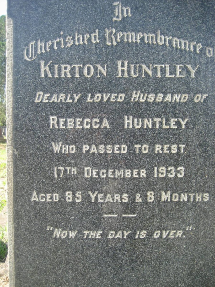 HUNTLEY Kirton -1933