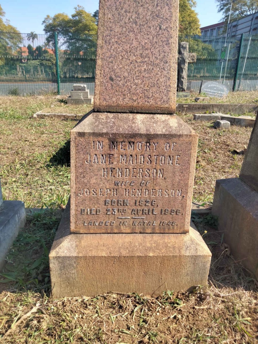 HENDERSON Jane Maidstone 1826-1896