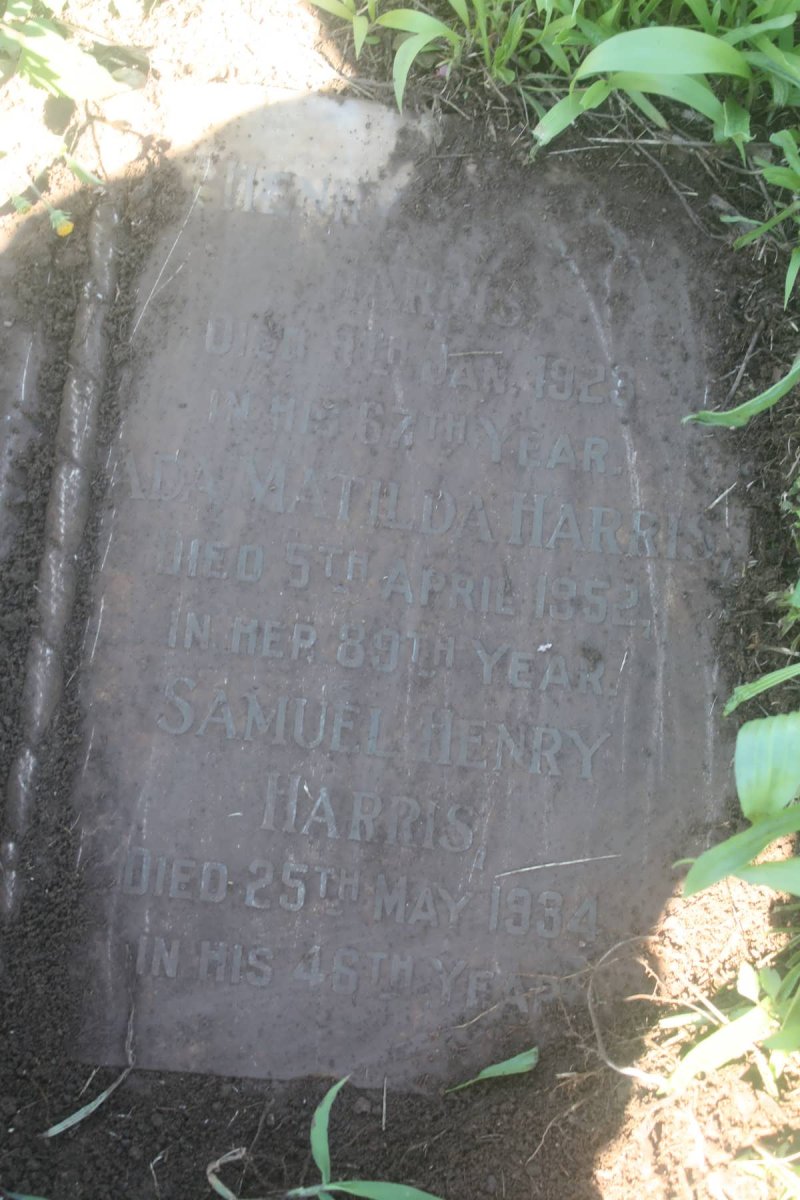 HARRIS Henry Thomas -1923 &amp; Ada Matilda -1952 :: SAMUEL Henry -1934