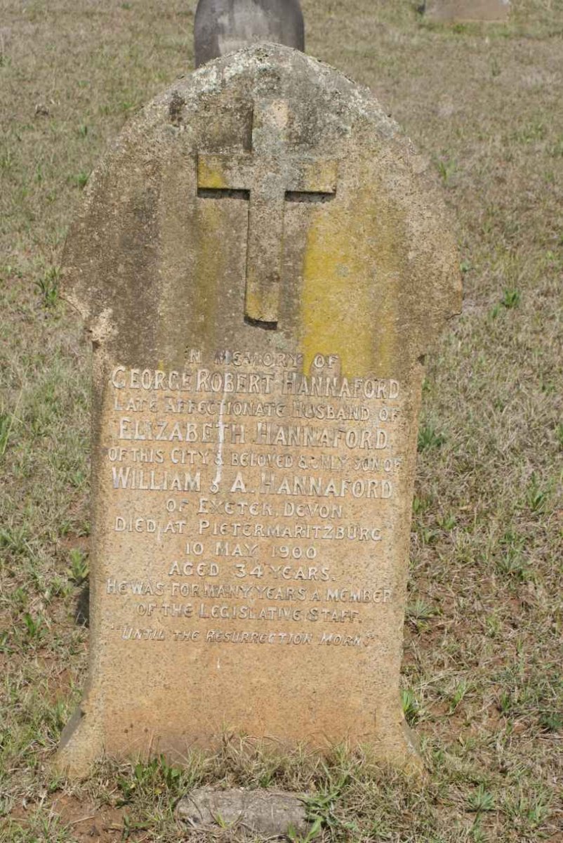 HANNAFORD George Robert -1900