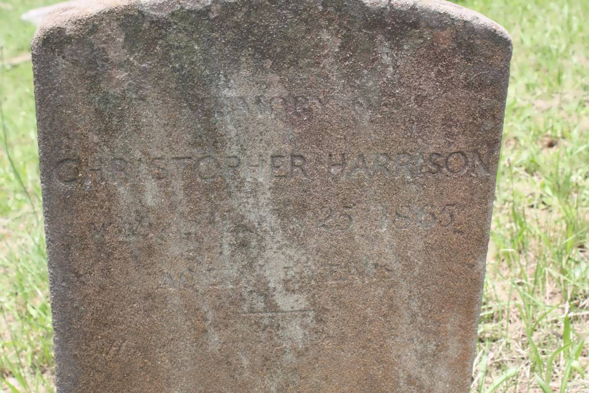 HARRISON Christopher -1865