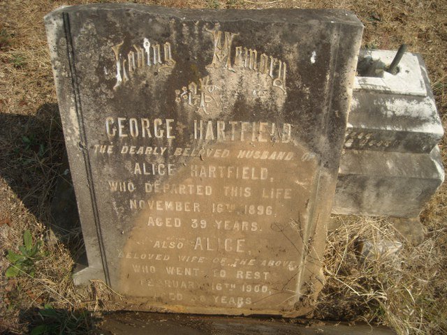 HARTFIELD George -1896 &amp; Alice -1900