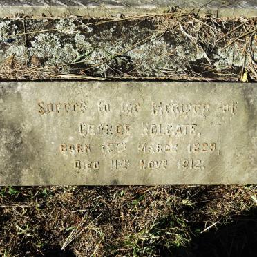 HOLGATE George 1829-1912 & Isabella -1892 :: HOLGATE RobT M. -1939 :: HOLGATE George Roland 1796-1858 _3