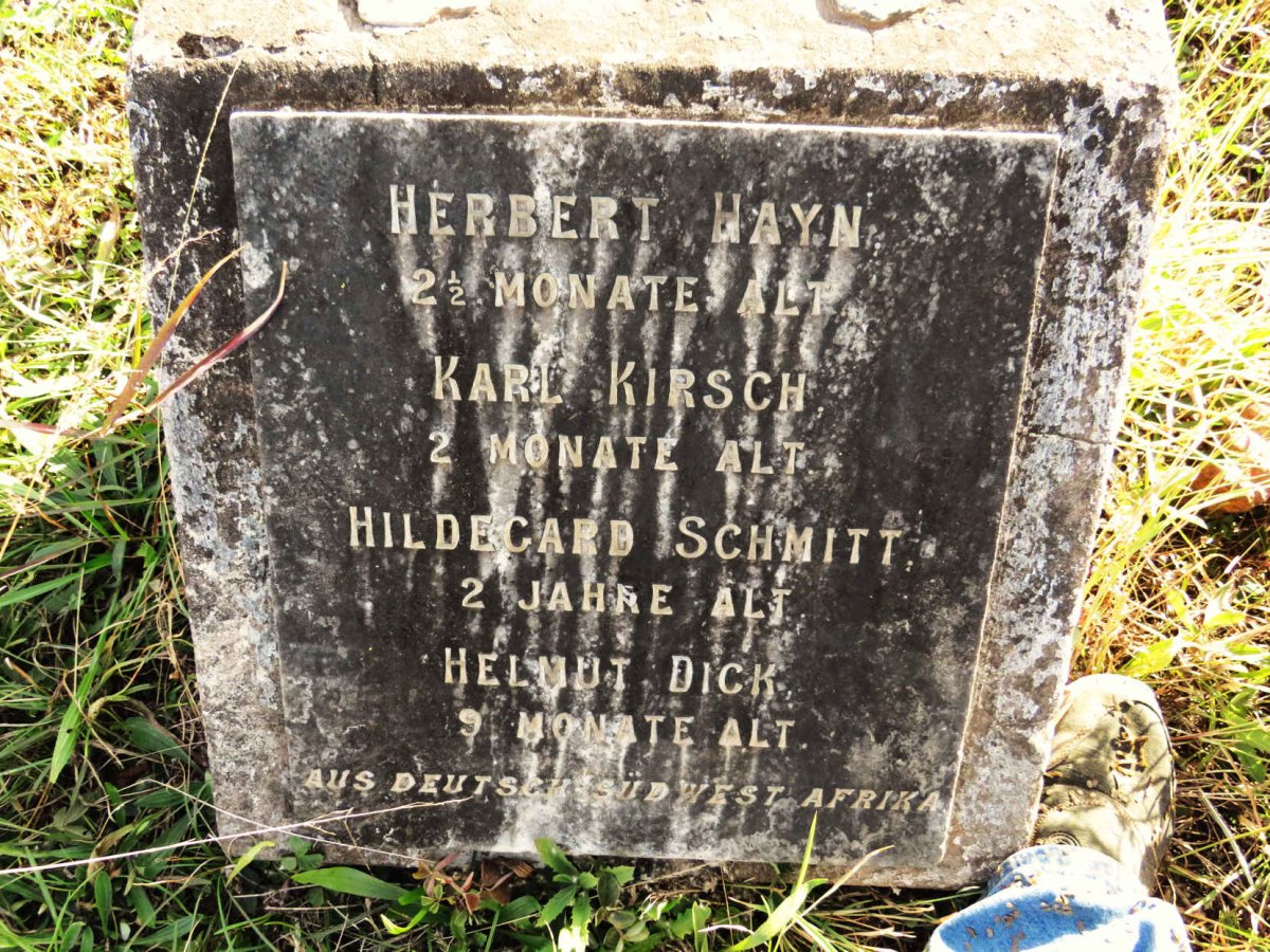 HAYN Herbert :: KIRSCH Karl :: SCHMITT Hildegard :: DICK Helmut