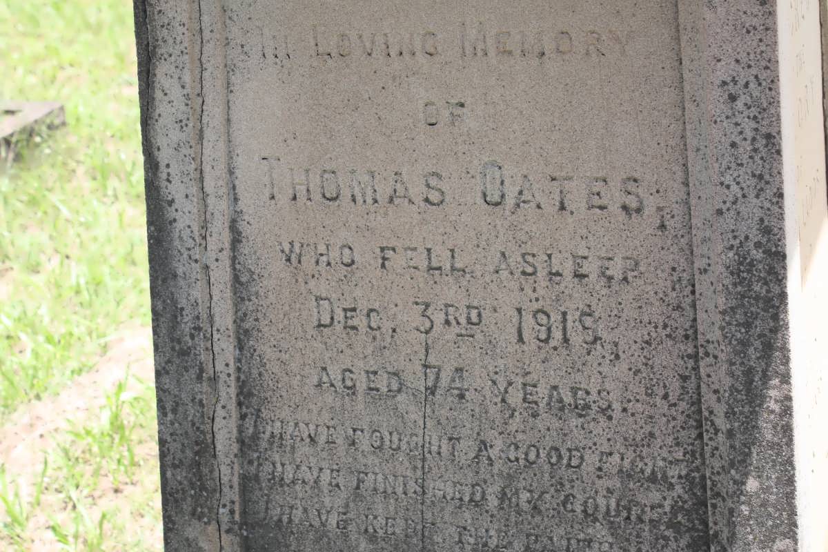 OATES Thomas -1919