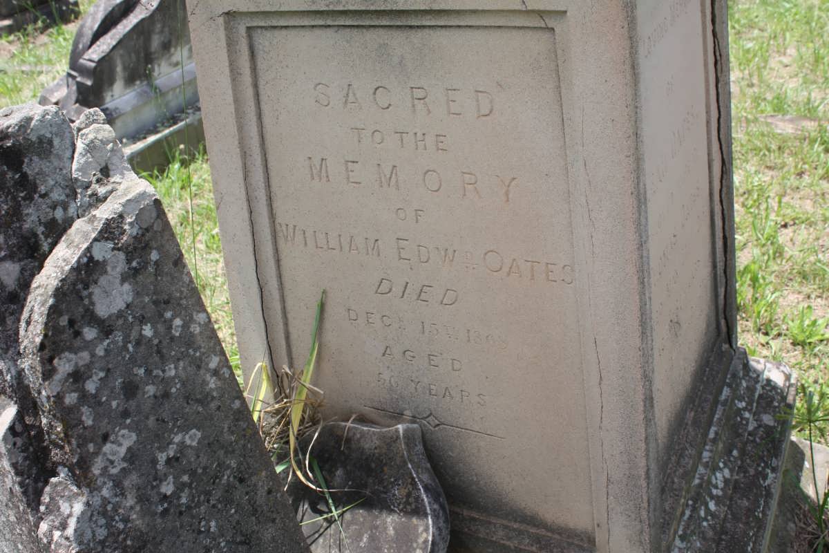 OATES William Edw. -1868