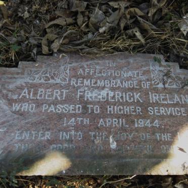 IRELAND Albert Frederick -1944