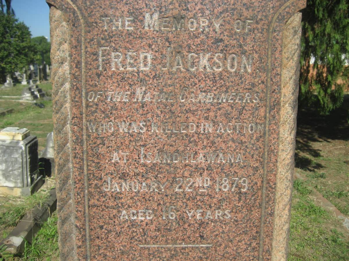 JACKSON Robert Warrington -1915 &amp; Sarah Ann -1912 :: JACKSON Fred -1879 _2