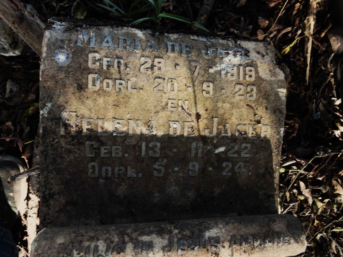 JAGER Maria, de 1919-1923 :: DE JAGER Helena 1922-1924