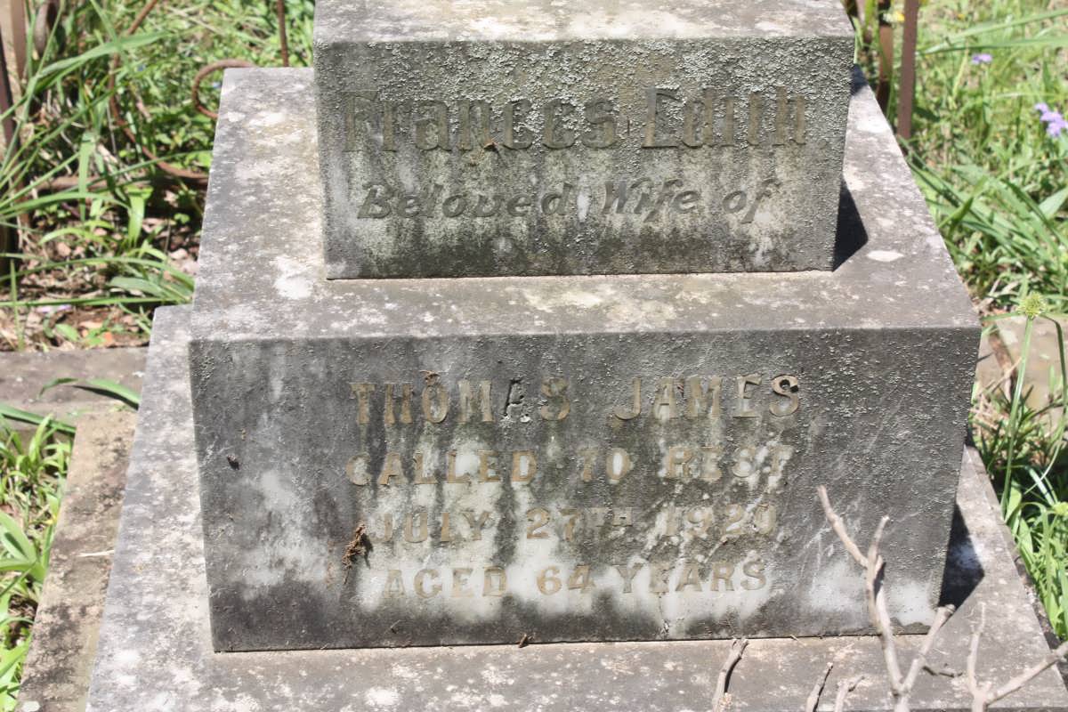 JAMES Frances Edith 1881-1920