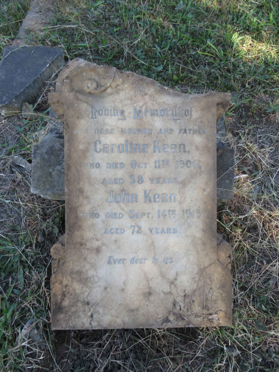 KEAN John -1915  & Caroline -1906