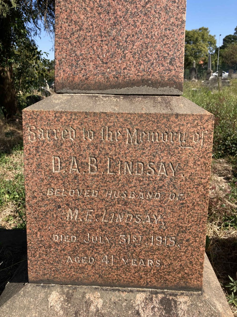 LINDSAY D.A.B. -1915