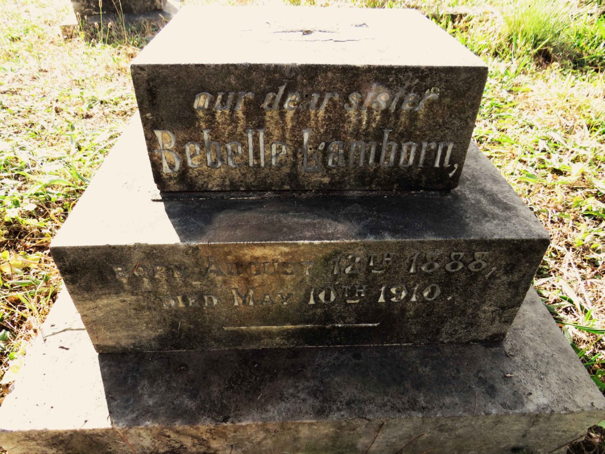 LAMBORN Bebelle 1888-1910
