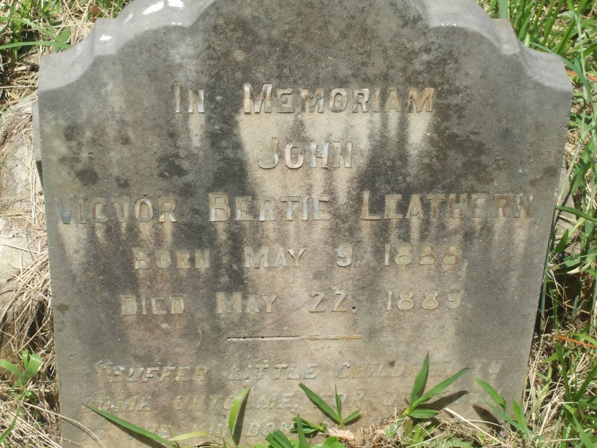 LEATHERN John Victor Bertie 1888-1889