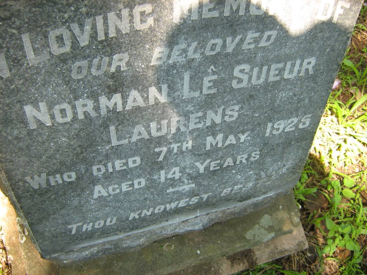 LAURENS Norman Lê Sueur -1925