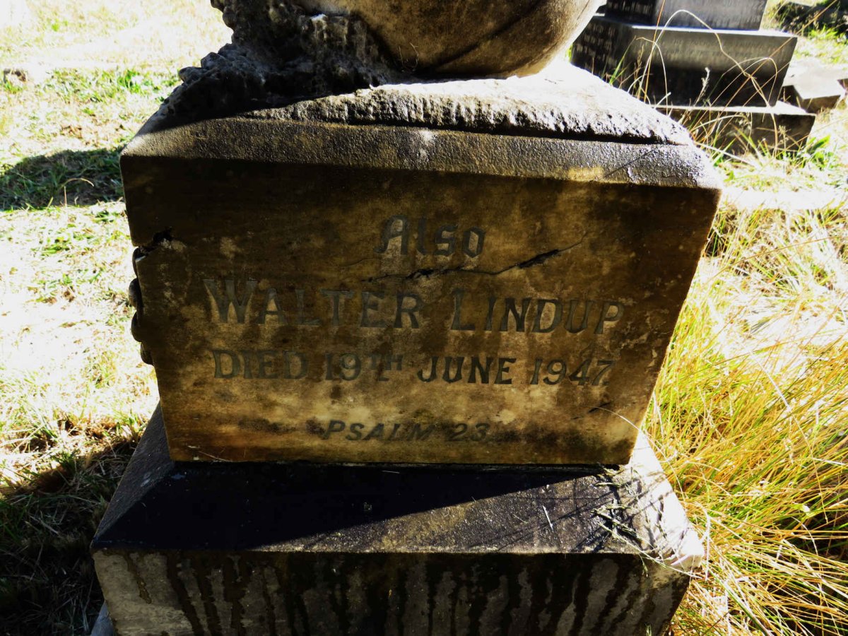 LINDUP Walter -1947 :: LINDUP Ruthven 1900-1900  _2