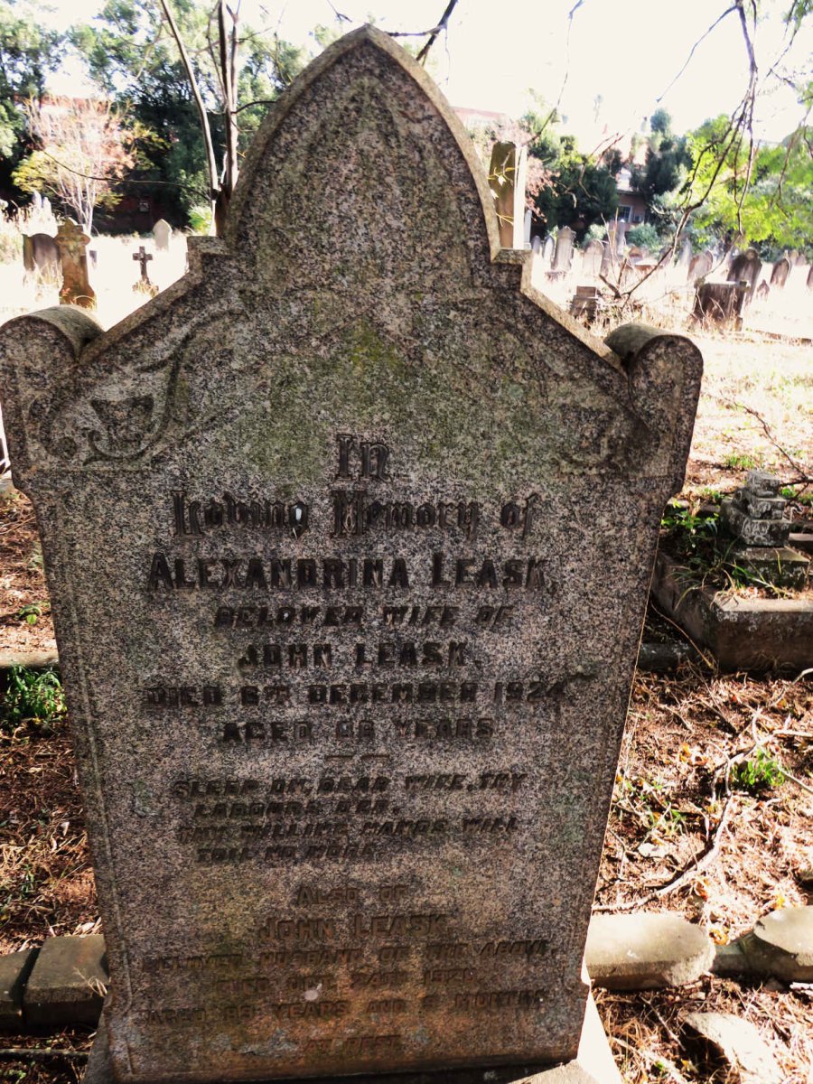 LEASK John -1928 & Alexandrina -1924