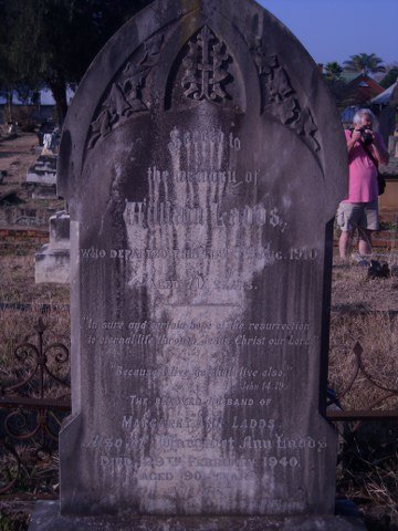 LADDS William -1910 &amp; Margaret Ann -1940