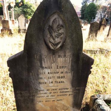 LUNN Thomas -1889
