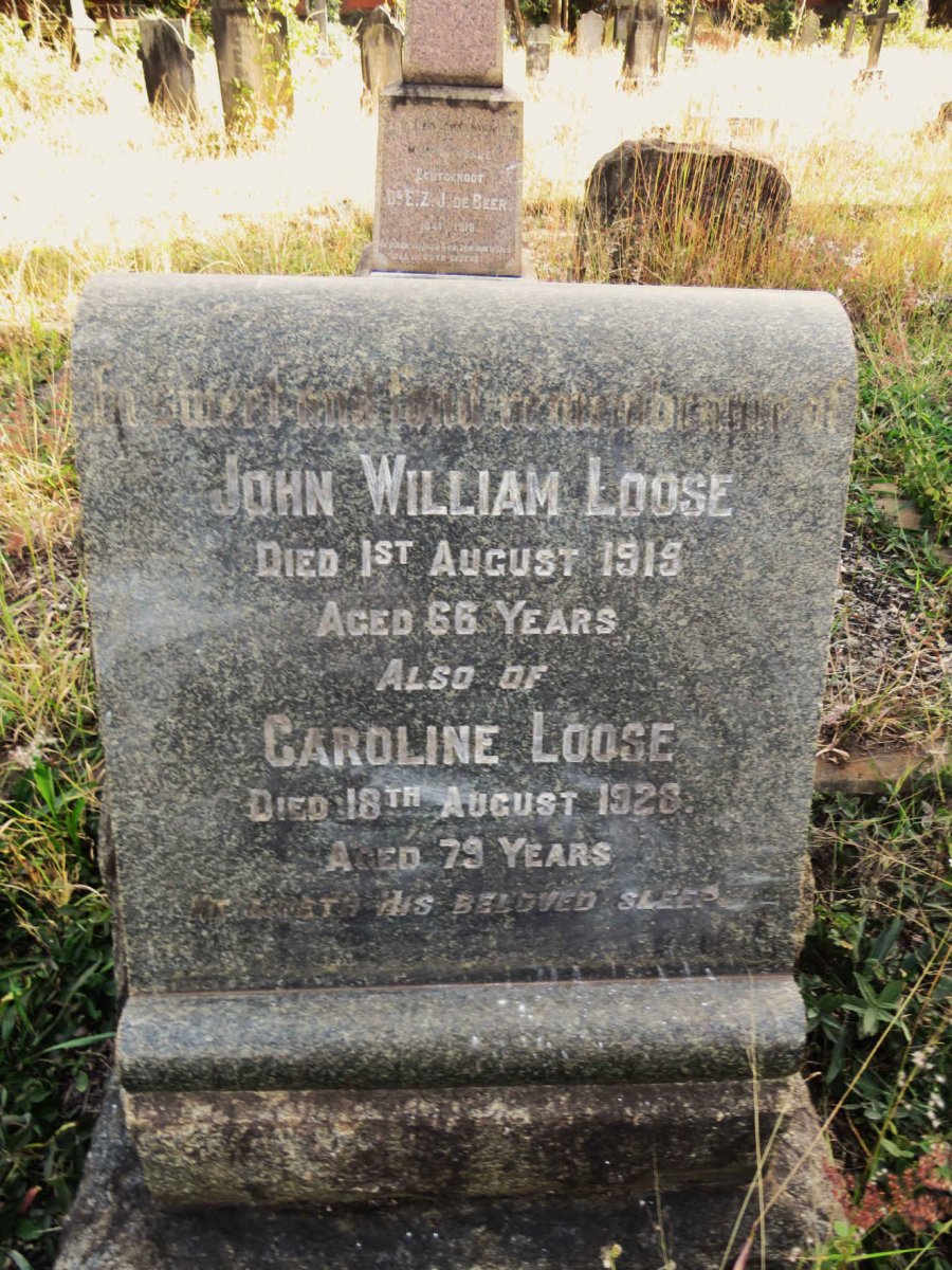 LOOSE John William -1915 & Caroline -1920