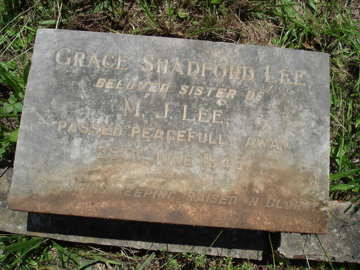 LEE Grace Shadford -1945