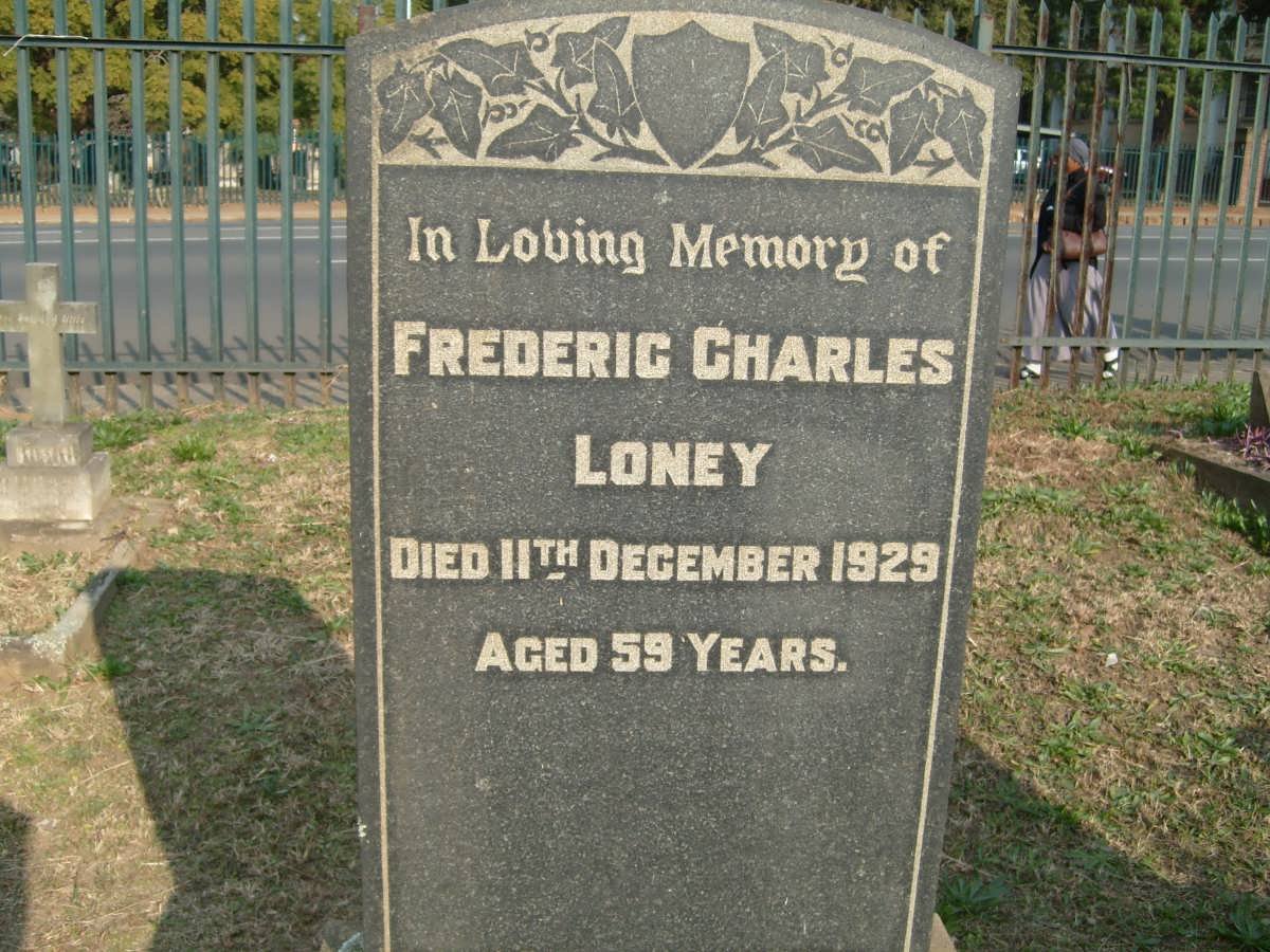 LONEY Frederic Charles -1929