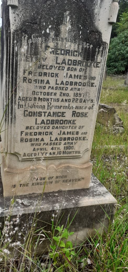LADBROOKE Fredrick Henry -1897 :: LADBROOKE Constance Rose -1900