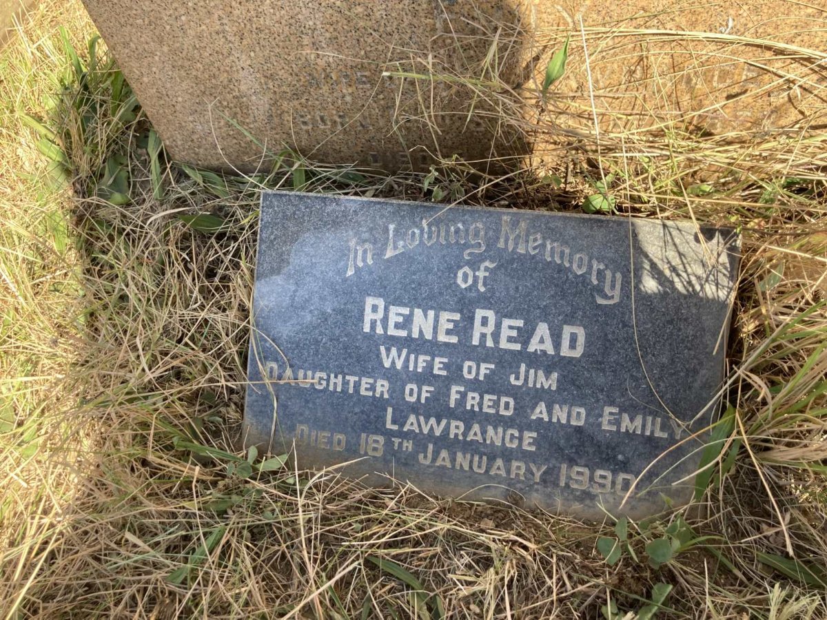 READ Rene nee LAWRANCE  -1990