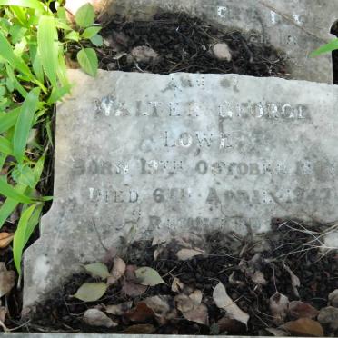 LOWE  Walter George 1807-1947 &amp; Bessy Frances 18??-1943