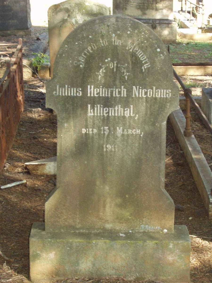 LILIENTHAL Julius Heinrich Nicolaus -1911