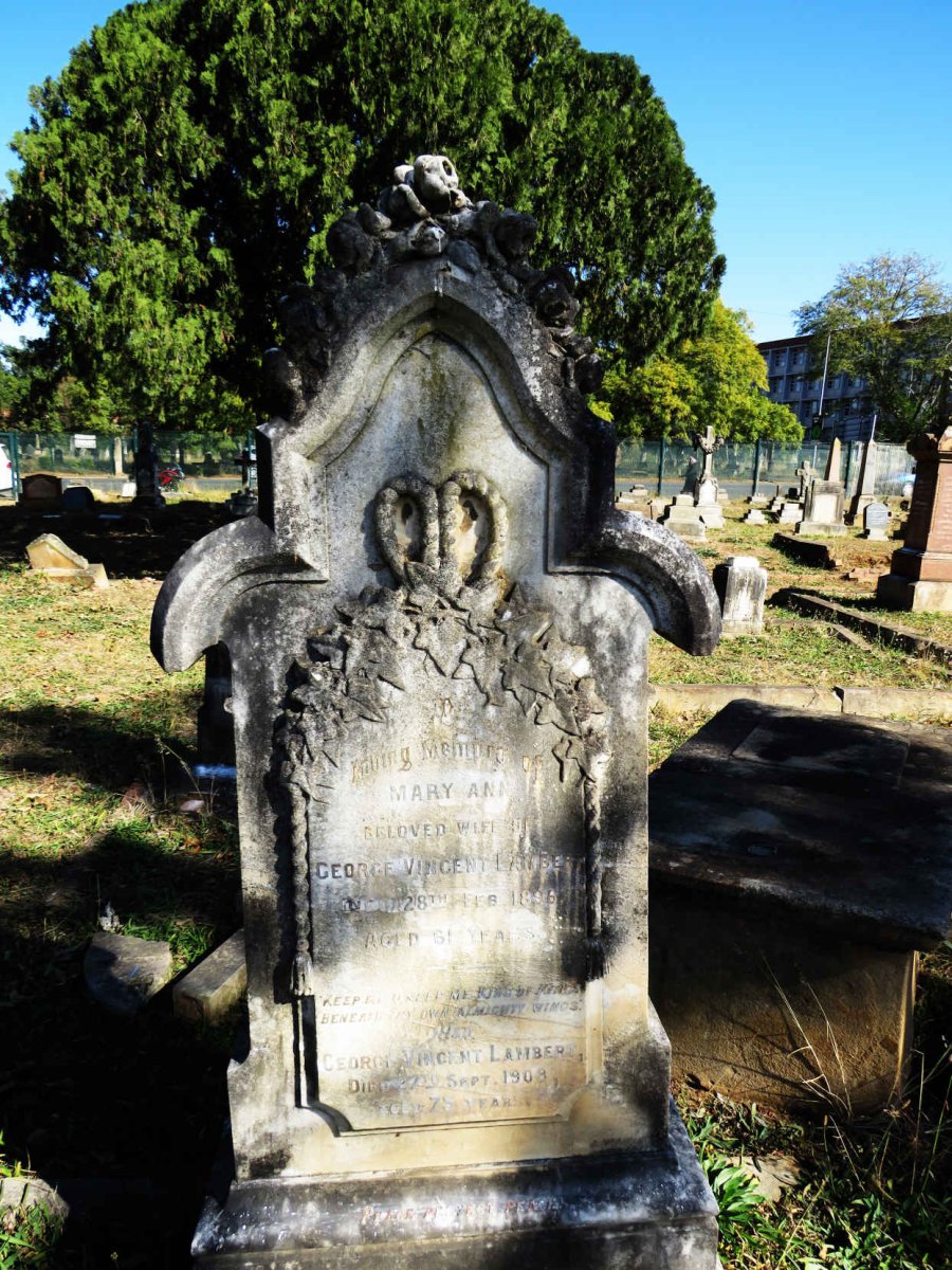 LAMBERT George Vincent -1908 & Mary Ann -1896 _1