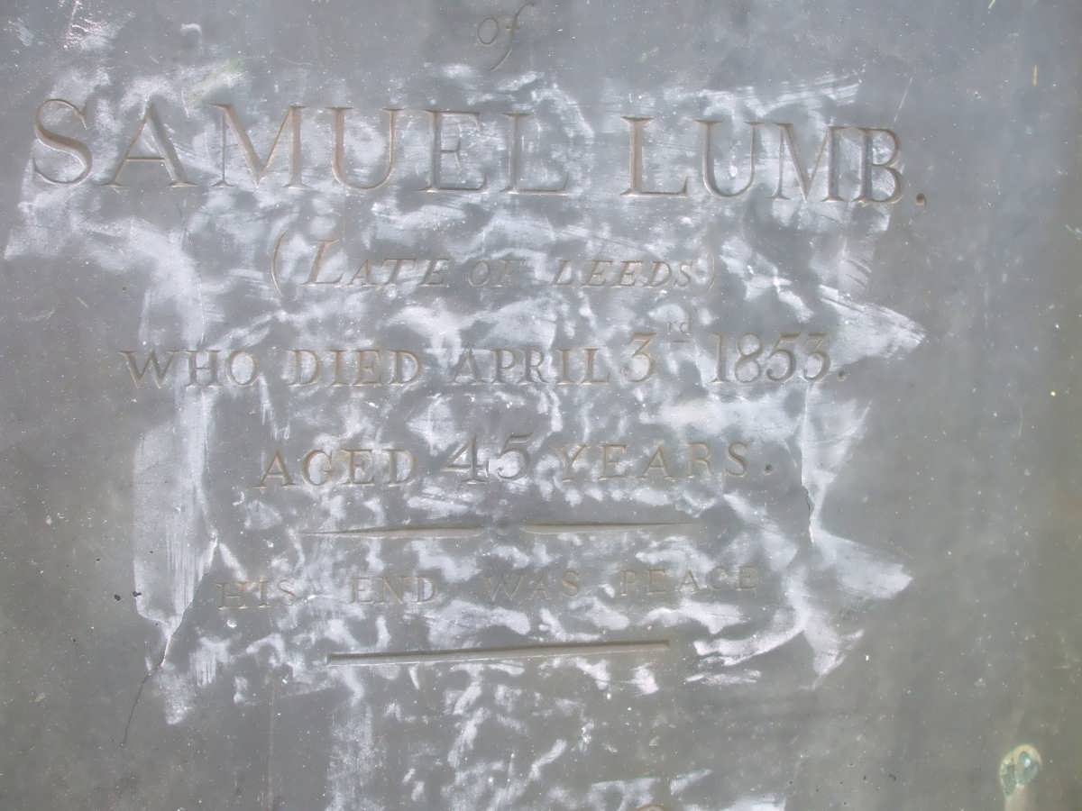 LUMB Samuel -1853