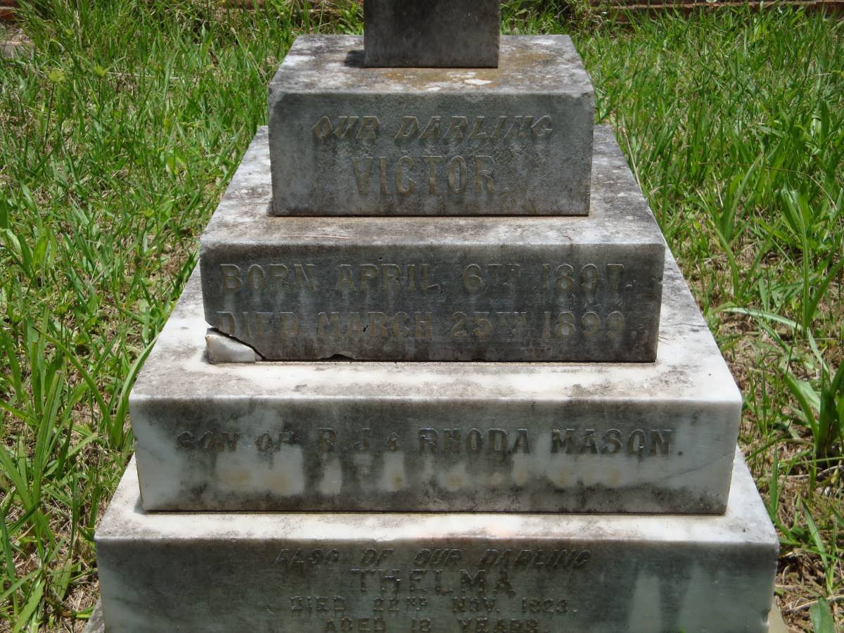 MASON Victor 1897-1899 :: MASON Thelma -1923