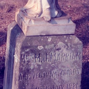 MARRIAM M.J. -1921