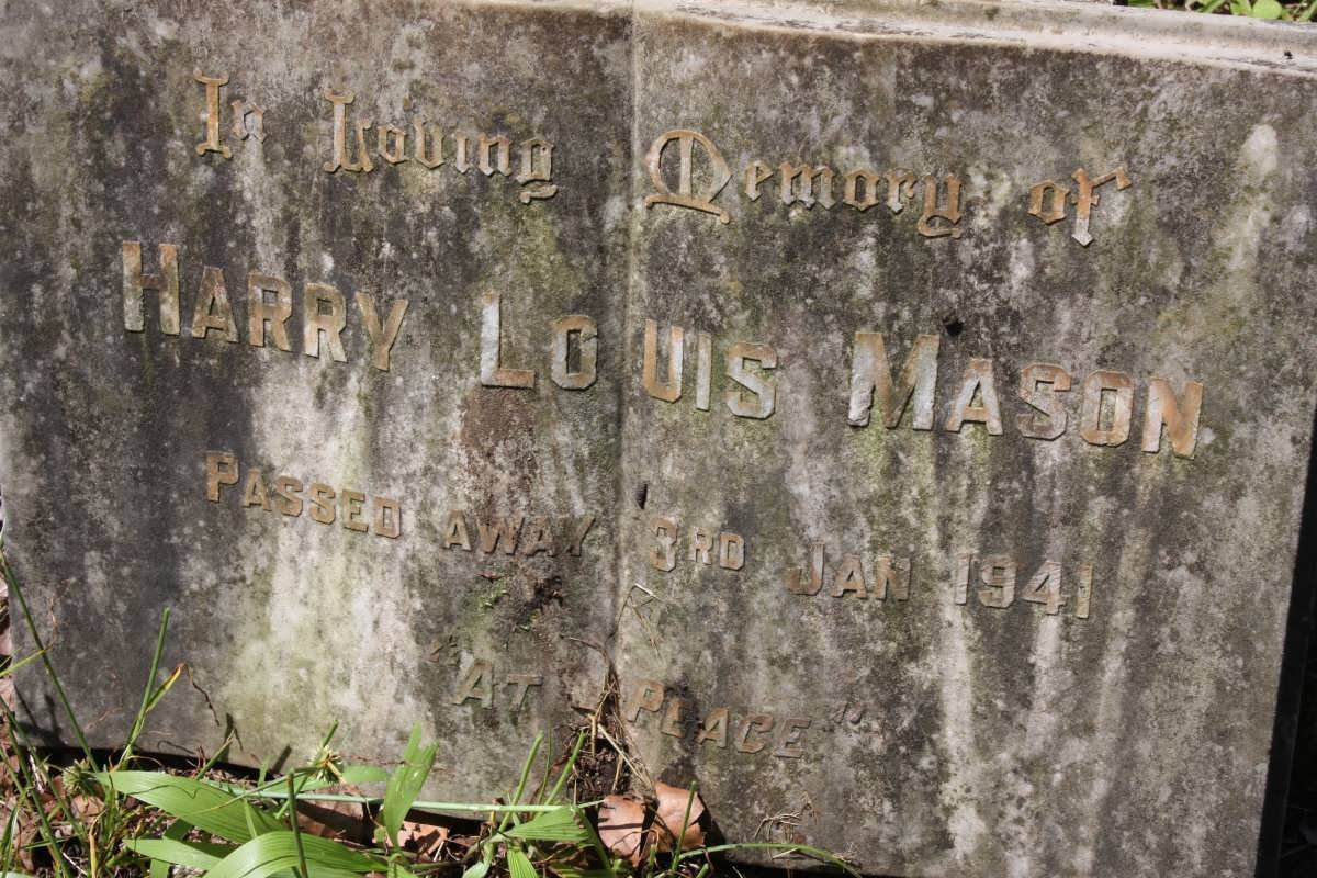 MASON Harry Louis -1941