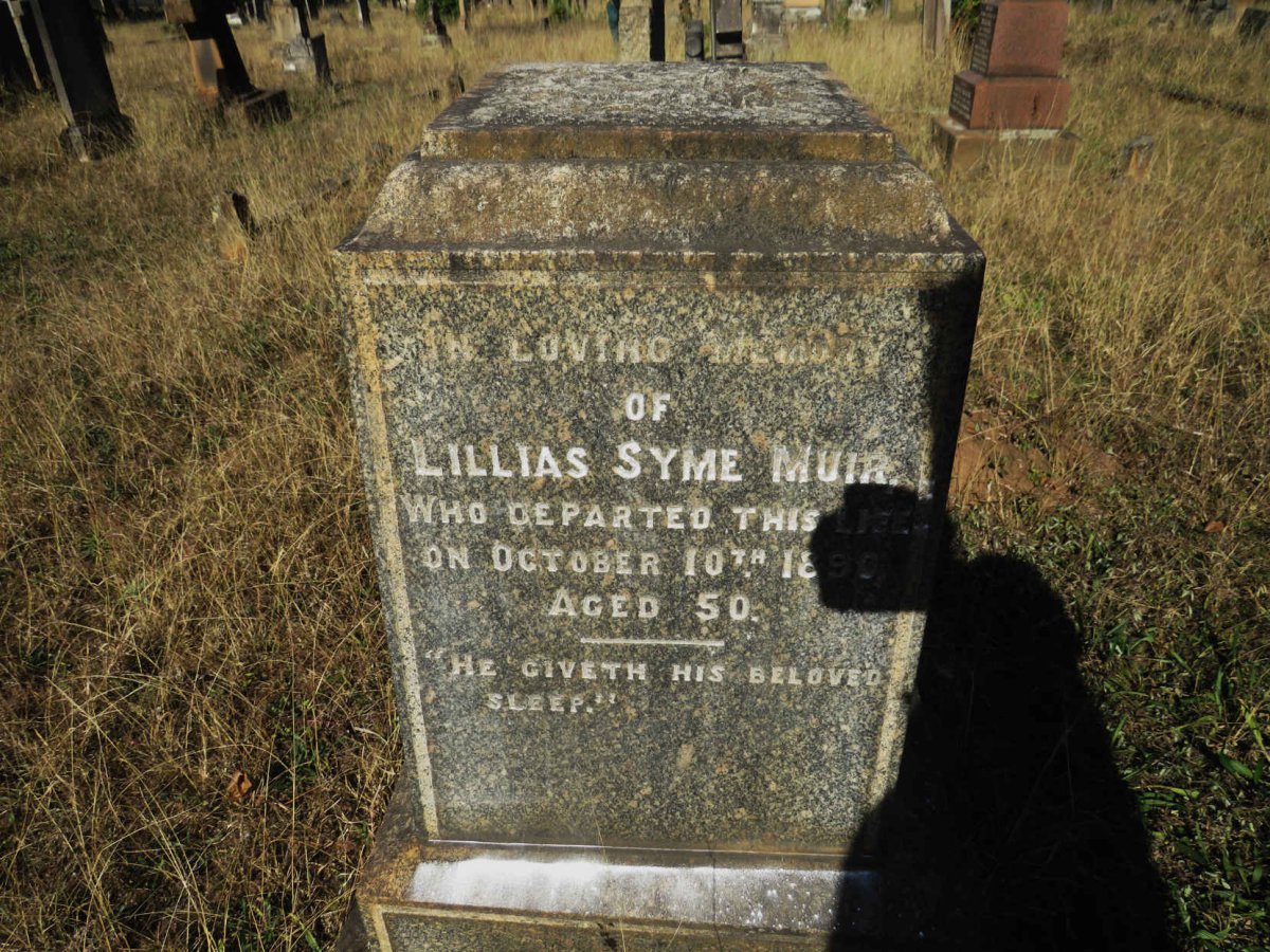 MUIR Lillias Syme -1890