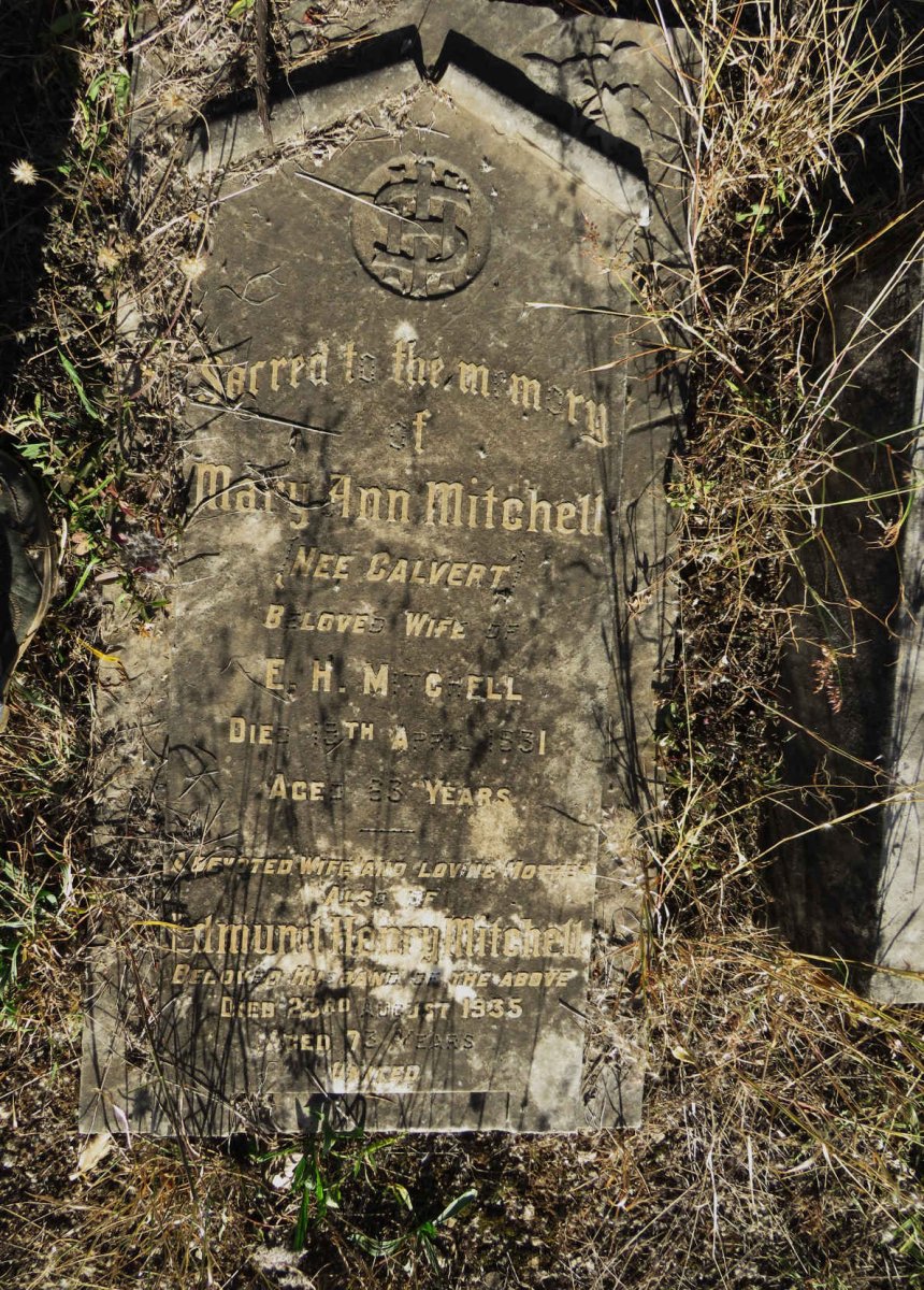 MITCHELL Edmund Henry -1935 & Mary Ann CALVERT -1931
