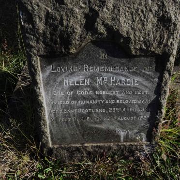 MCHARDIE Helen 1860-1927